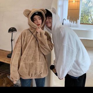 🍎Hoodie nỉ bông tai gấu siêu cưng🍎