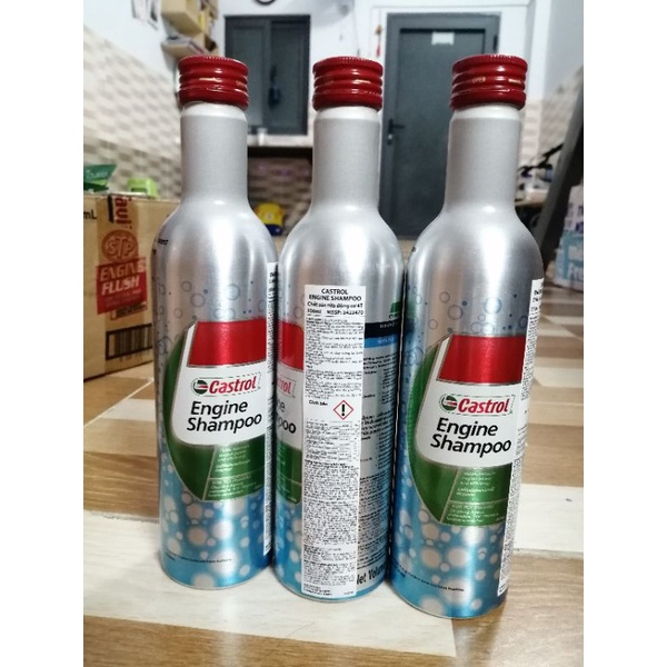 Dung dịch súc rửa động cơ ô tô Castrol shampoo dành cho máy xăng và máy dầu