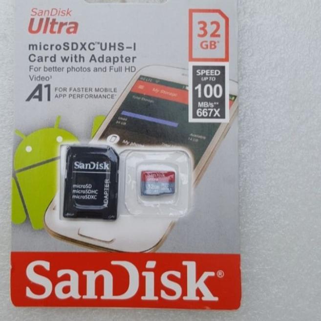 Thẻ nhớ Micro SD MMC MicroSDHC SanDisk Ultra 32GB