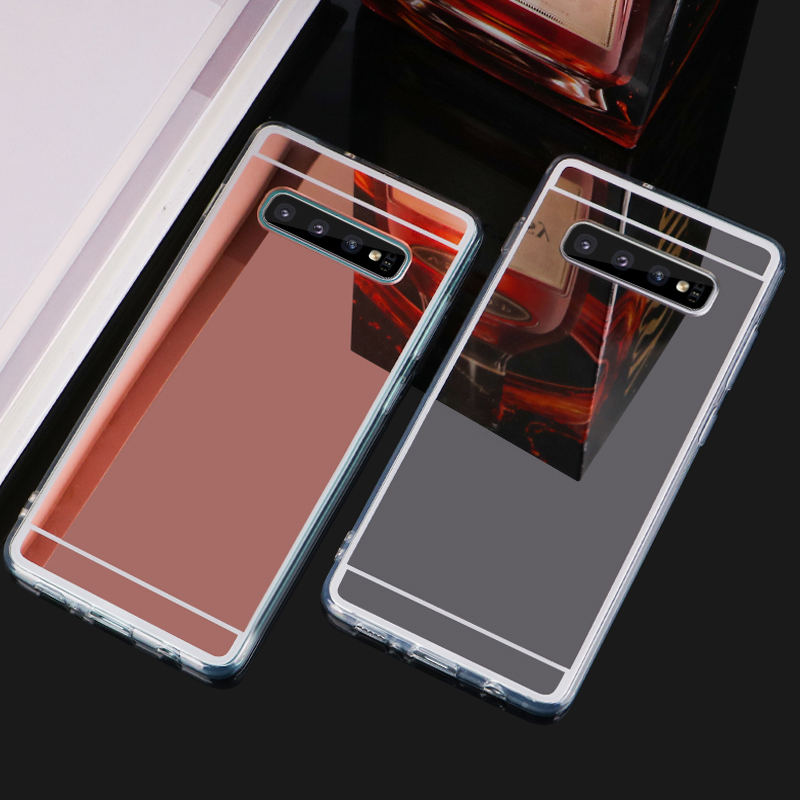 iPhone 11 Pro Max X XS Max XR 5 5s 6 6s 7 8 Plus SE 2020 Luxury Rose Gold Mirror Cases Fashion TPU Case