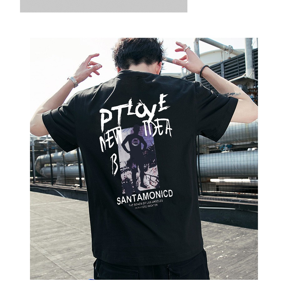 Áo thun phông nam form rộng Familylove - Mẫu áo thun nam tay lỡ PTLOVE chất Cotton 100% cao cấp