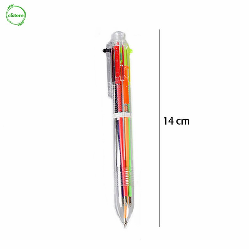 Bút bi 6 trong 1 nhiều màu sắc chất lượng cao