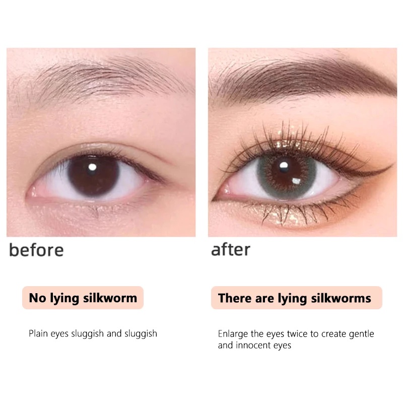 Bút Kẻ Mắt/ Phấn Mắt Bắt Sáng Lấp Lánh Ánh Ngọc Trai Lâu Trôi Không Thấm Nước Chống Nhòe 10 Màu Tùy Chọn