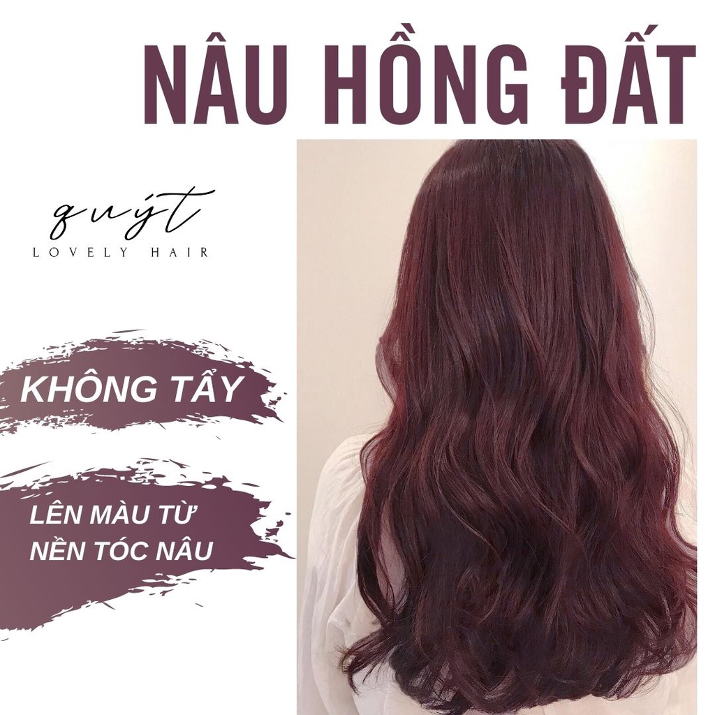 Q.8] THUỐC NHUỘM NÂU HỒNG ĐẤT - TẶNG KÈM OXY | Shopee Việt Nam