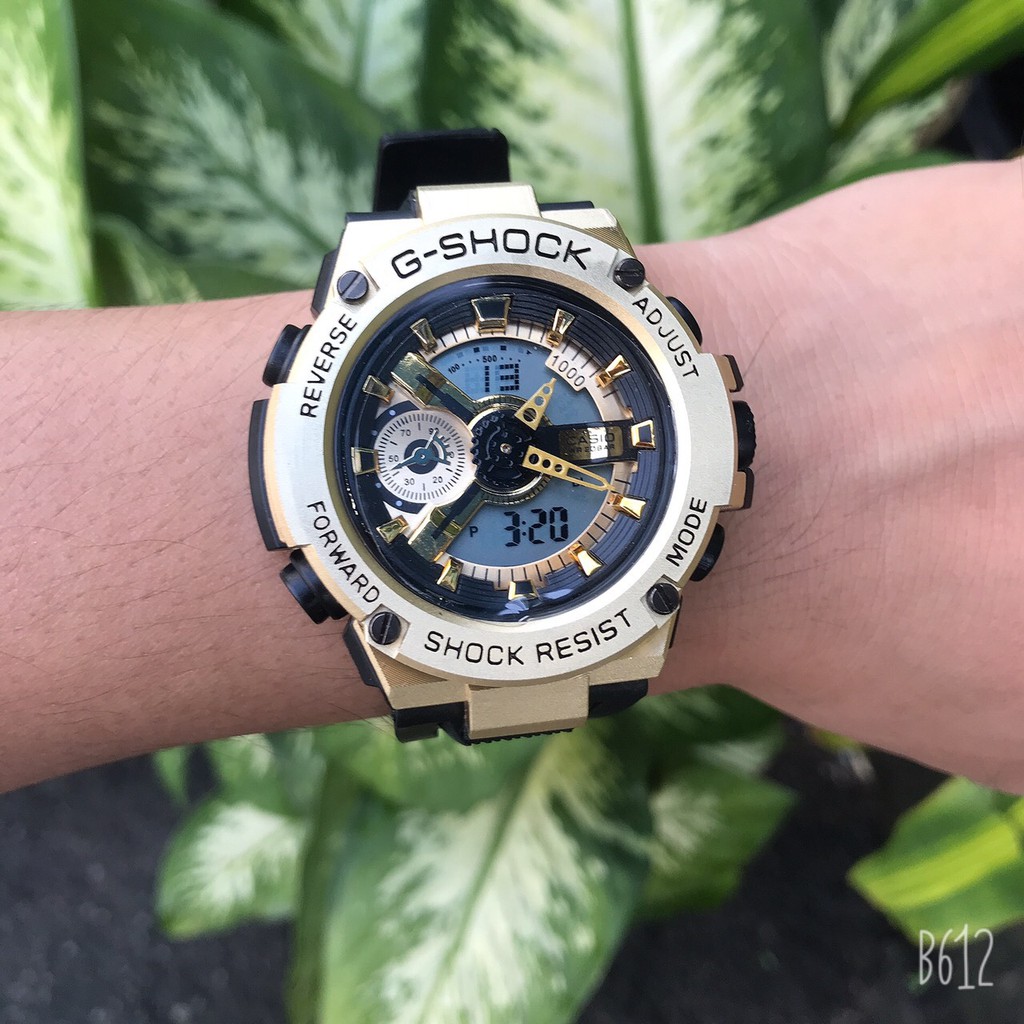 Đồng hồ nam Casio G-shock MTG 400 Original –Chống nước 20Bar Viền Thép không gỉ, Nam tính, 45mm