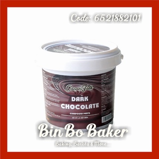 Chocolate sệt đen dark chocolate cacao talk - 1kg