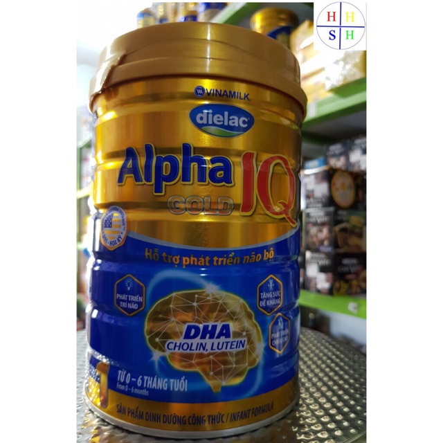 sữa vinamilk Dielac Alpha IQ Gold số 1 ( 900g )