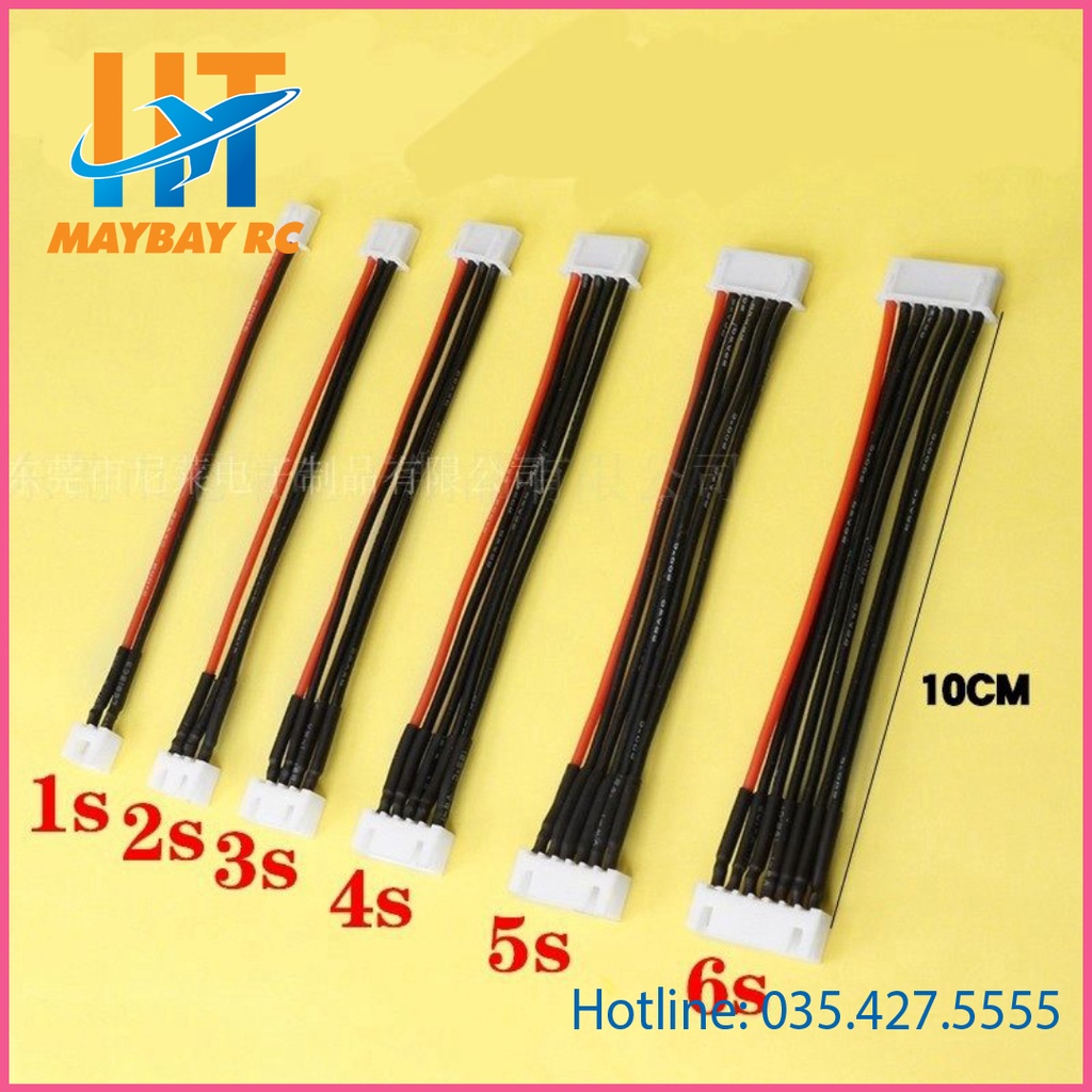 Dây nối dài jack balancel 2s- 6s dây awg 22 dài 10cm