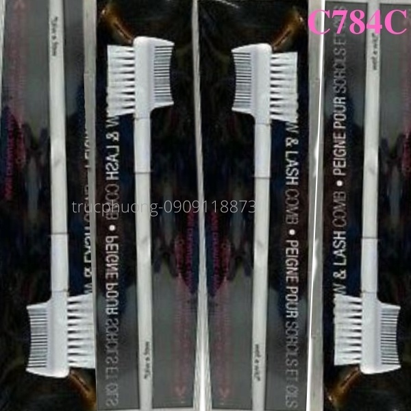 Cọ chảy chân mày, lông mi C784C - Brown & Lash hai đầu phù hợp cho người mới học trang điểm