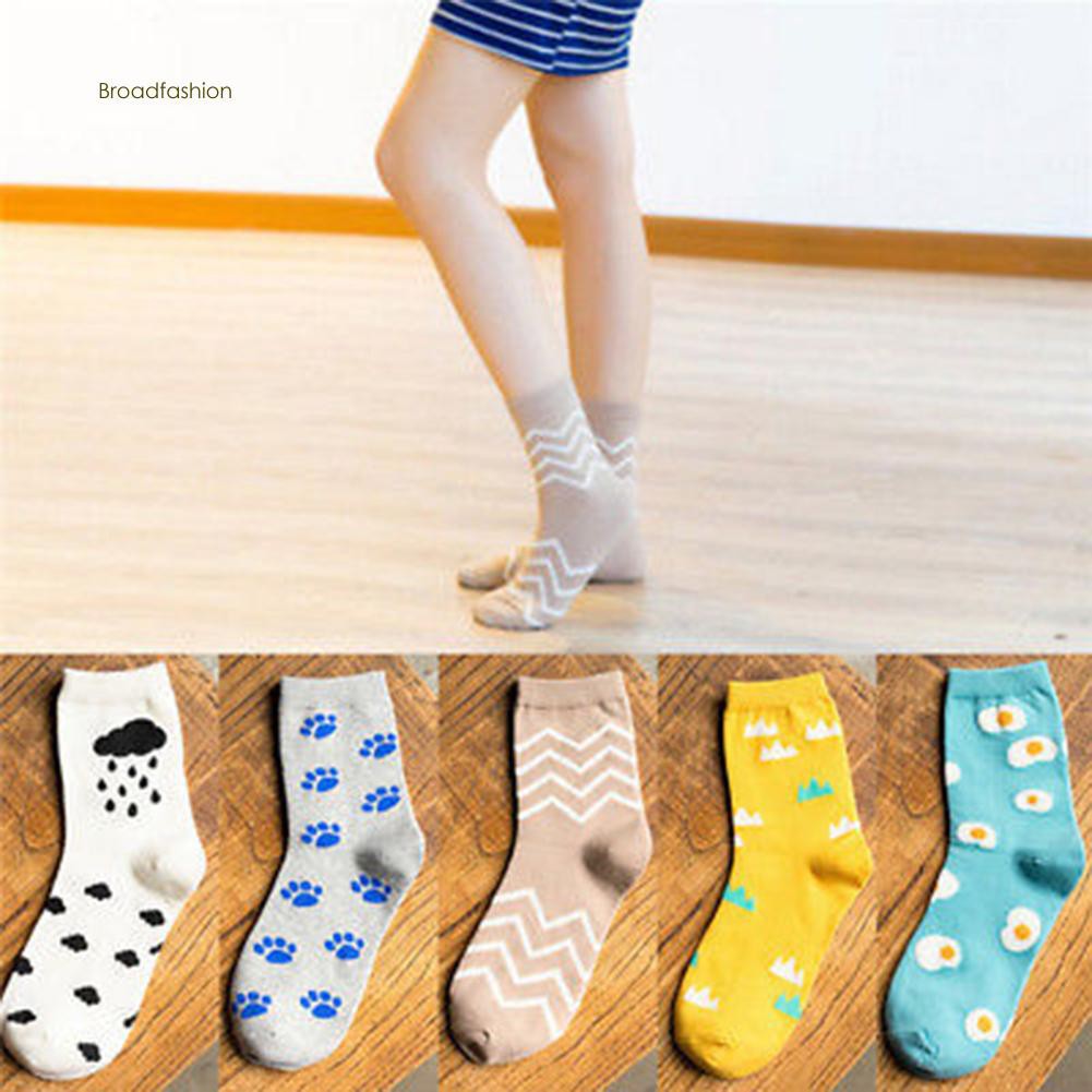 Tất cotton họa tiết xinh xắn