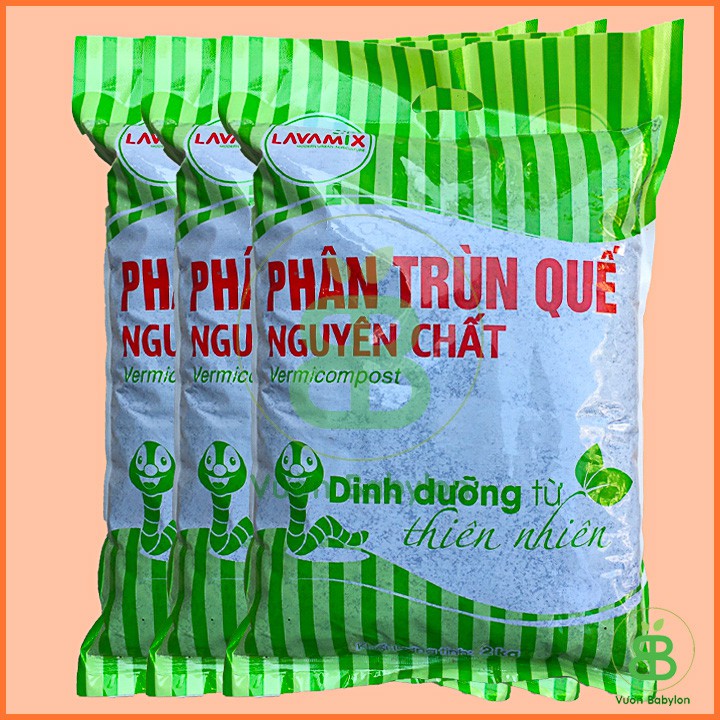 Phân Trùn Quế LAVAMIX, Bổ Sung Dinh Dưỡng, Cải Tạo Đất 2kg