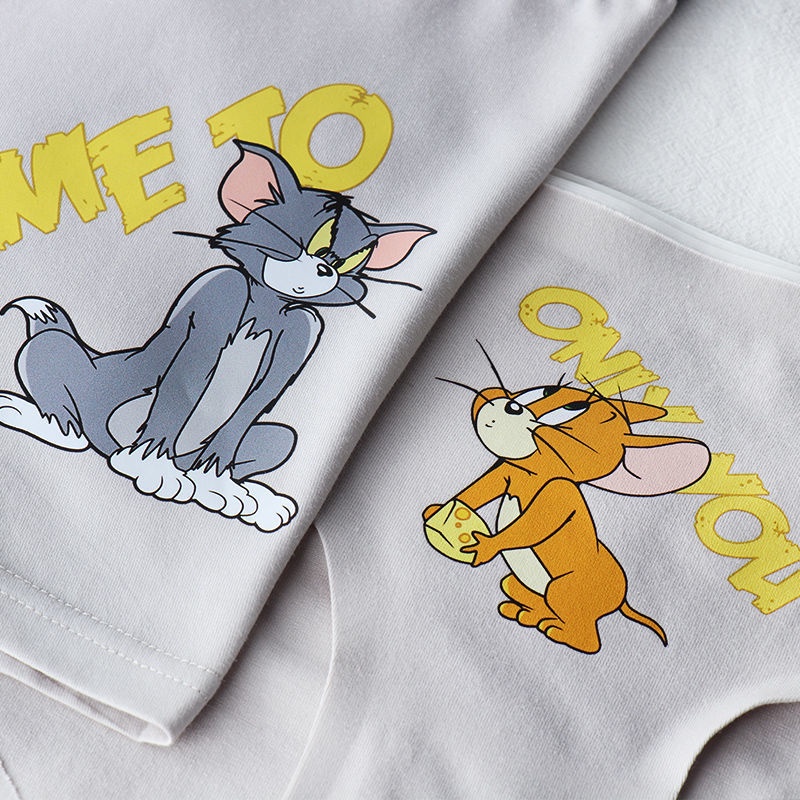 Quần lót bằng vải cotton họa tiết hoạt hình dễ thương cho cặp đôi