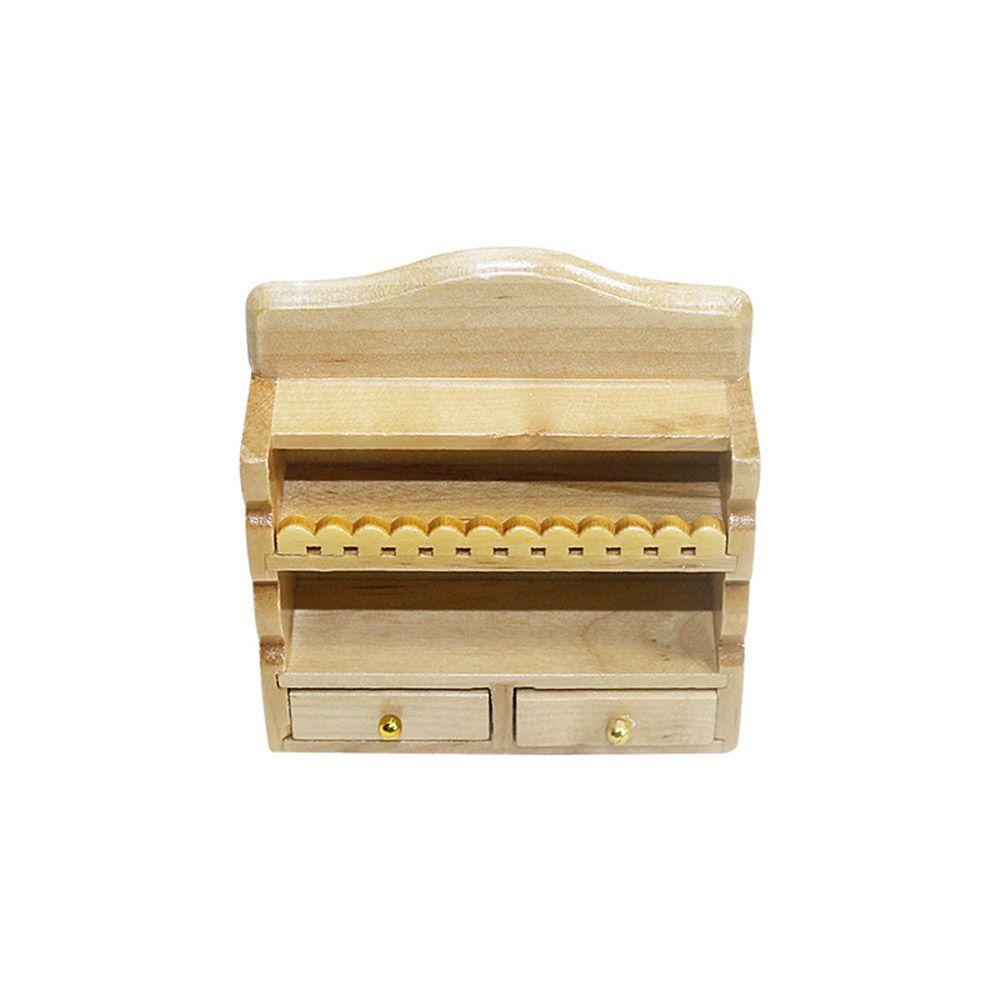 Mô Hình Kệ Mini Tỉ Lệ 1 / 12 Dùng Để Trang Trí Nhà Búp Bê