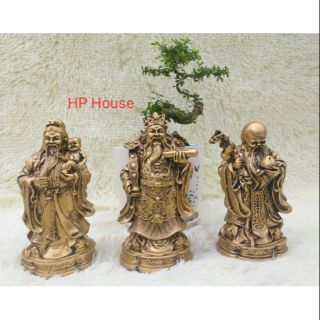 Tượng Phúc Lộc Thọ (cao 20 cm, trang trí, quà tân gia ...)