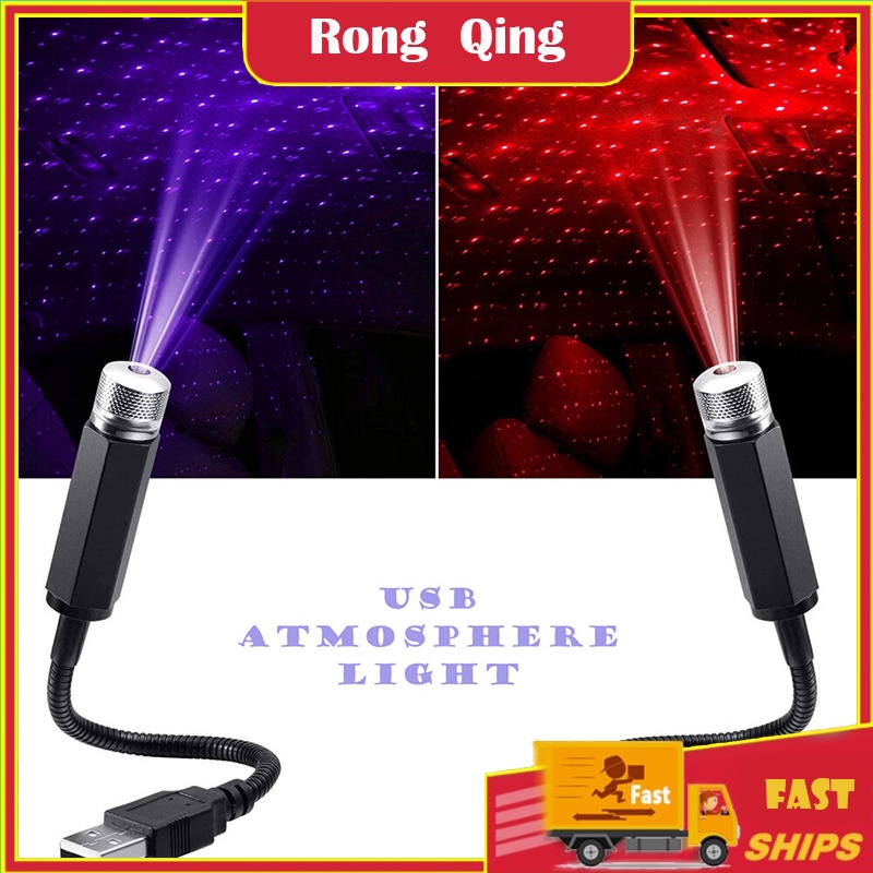 Đèn LED Chiếu Trần Xe Hơi 5V USB Tạo Hiệu Ứng Bầu Trời Đầy Sao Lãng Mạn