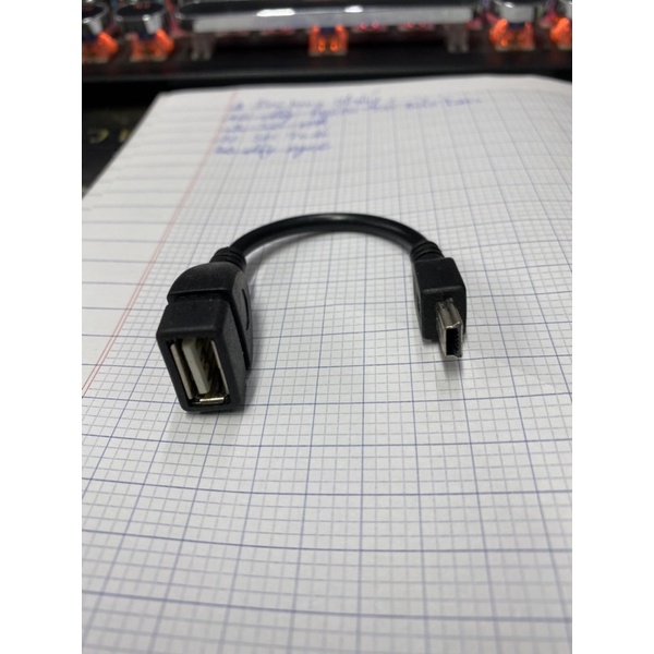 cáp usb cái sang mini usb, Dây cáp chuyển đổi USB 2.0 cái sang mini USB