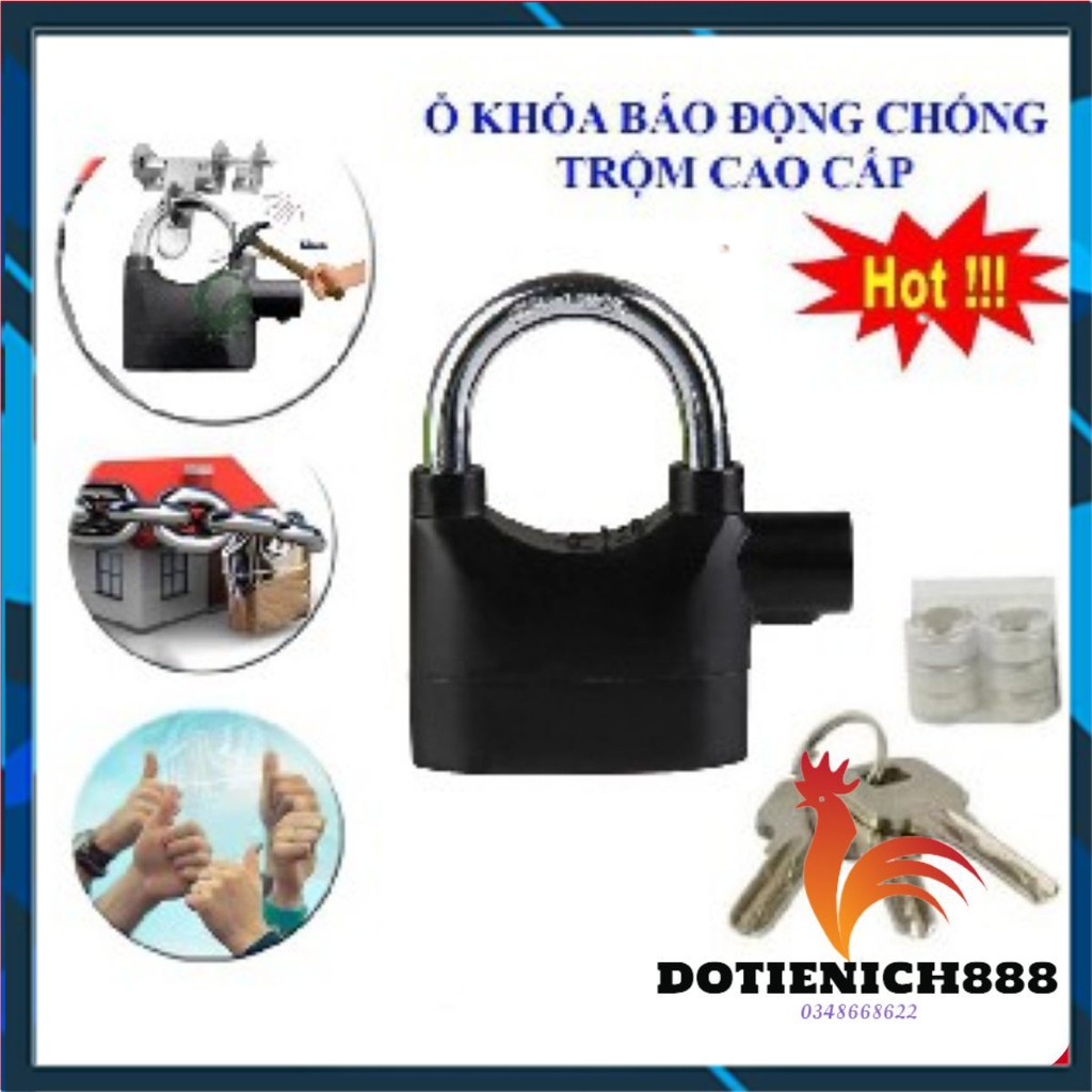 [ẢNH THẬT] KHÓA CHỐNG TRỘM THÔNG MINH KINBAR CHÍNH HÃNG HÚ BÁO ĐỘNG 110db - KHÓA THẮNG ĐĨA XE MÁY, NHÀ CỬA