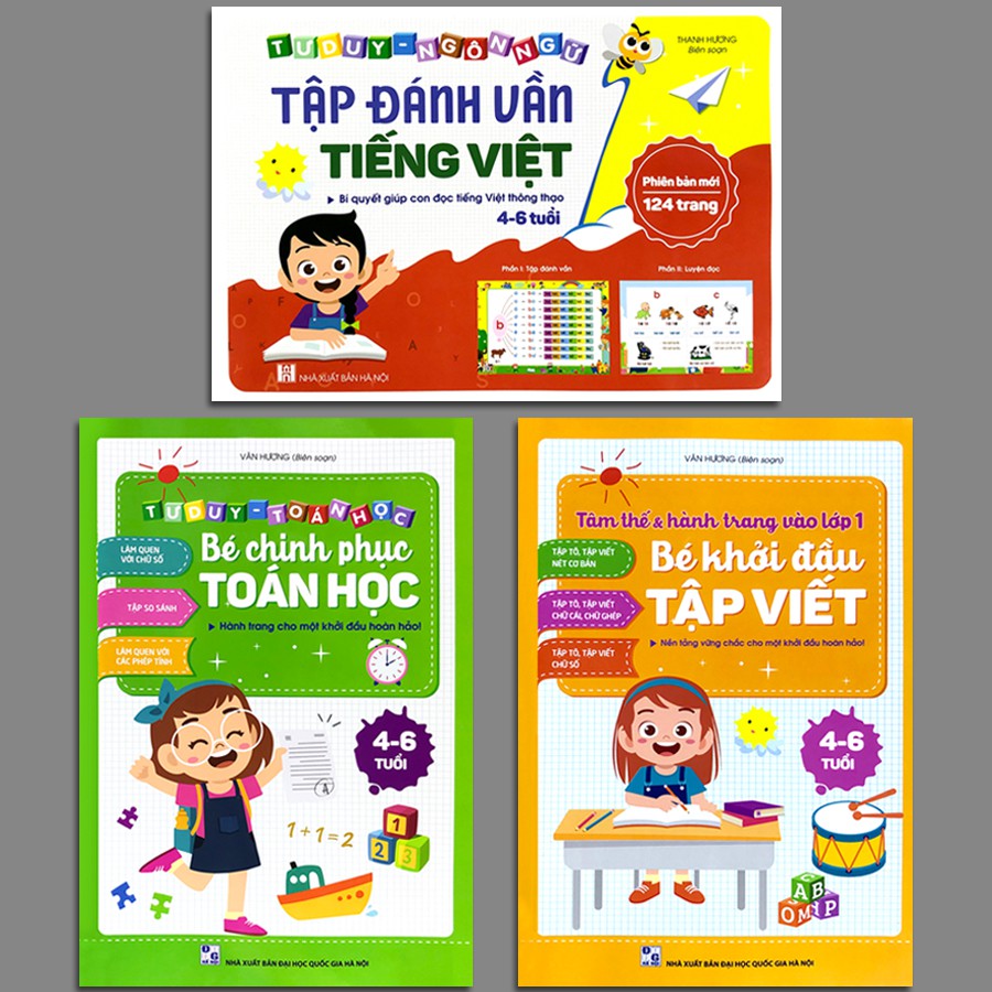 Sách - Hành Trang Cho Một Khởi Đầu Hoàn Hảo 4-6 tuổi (Bộ 3 Quyển, lẻ tùy chọn)