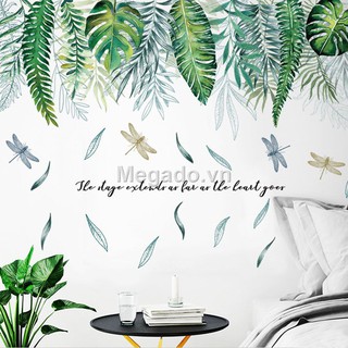 Decal giàn lá xanh A180