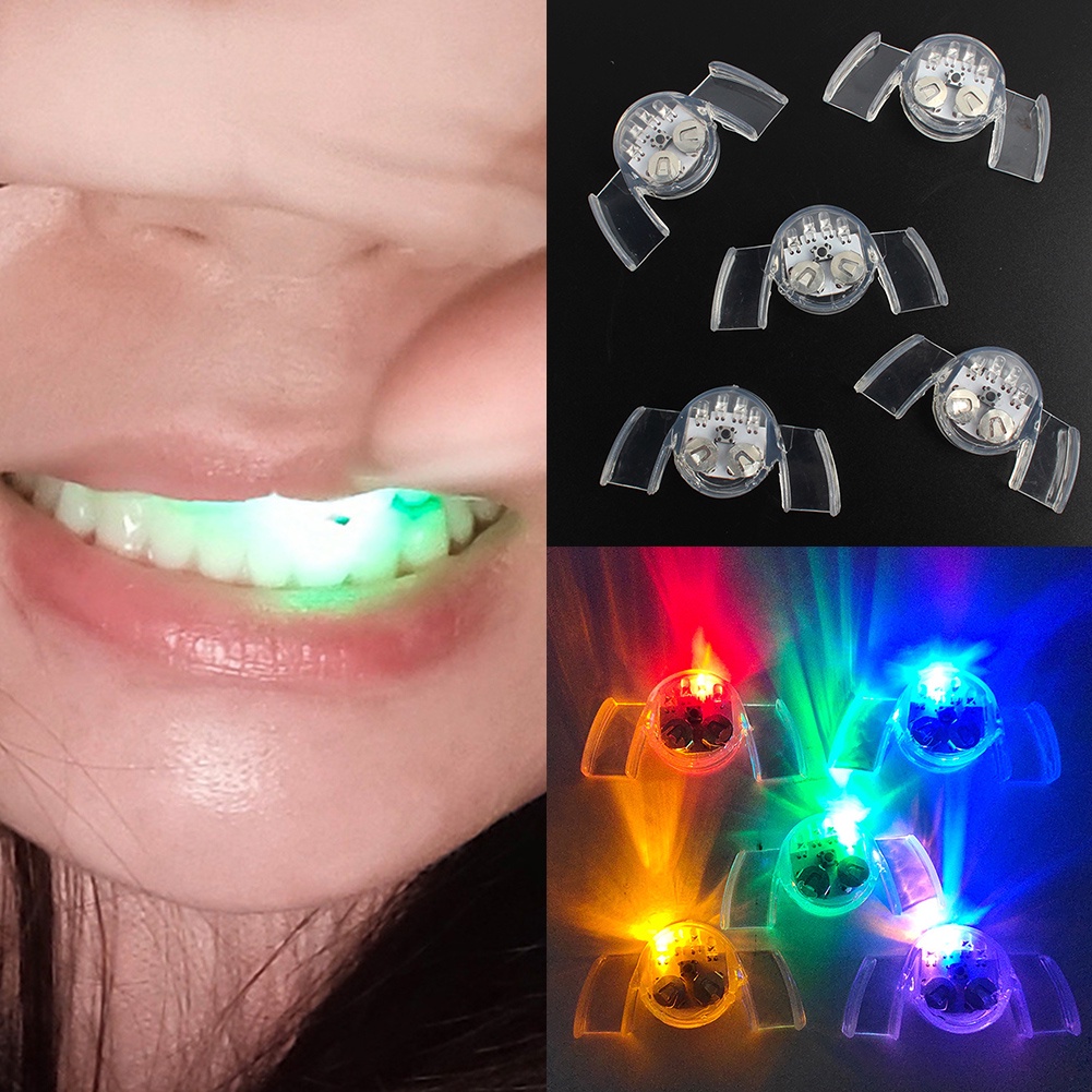 Hàm Răng Giả Có Đèn LED Phát Sáng Cho Halloween
