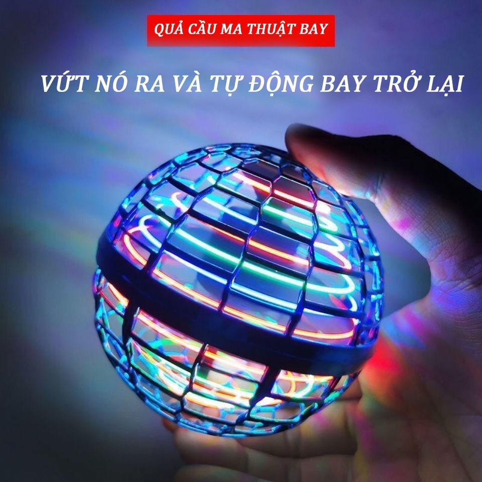 Đồ chơi trẻ em Flycam bay thông minh, quả bóng ma thuật đầy màu sắc giúp trẻ rời xa điện thoại , ,