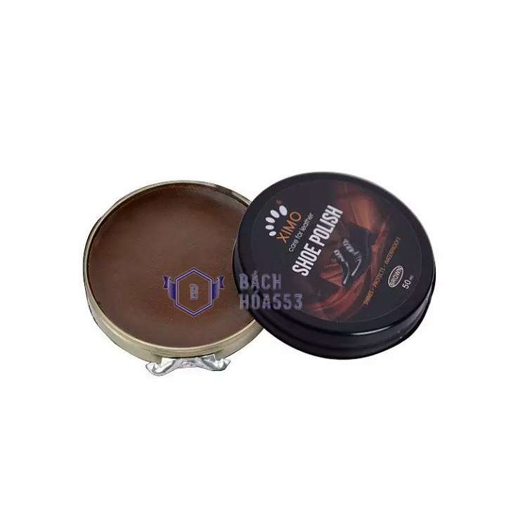 Xi Đánh Giày Sáp Shoe Polish XIMO 50ml - Giúp đồ da giữ được độ bền màu, chống nước, chống ẩm, khử mùi