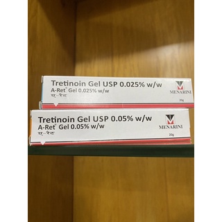 Kem trẻ hoá da - ngừa mụn tretinoin aret gel 20g 0.025% - 0.05%