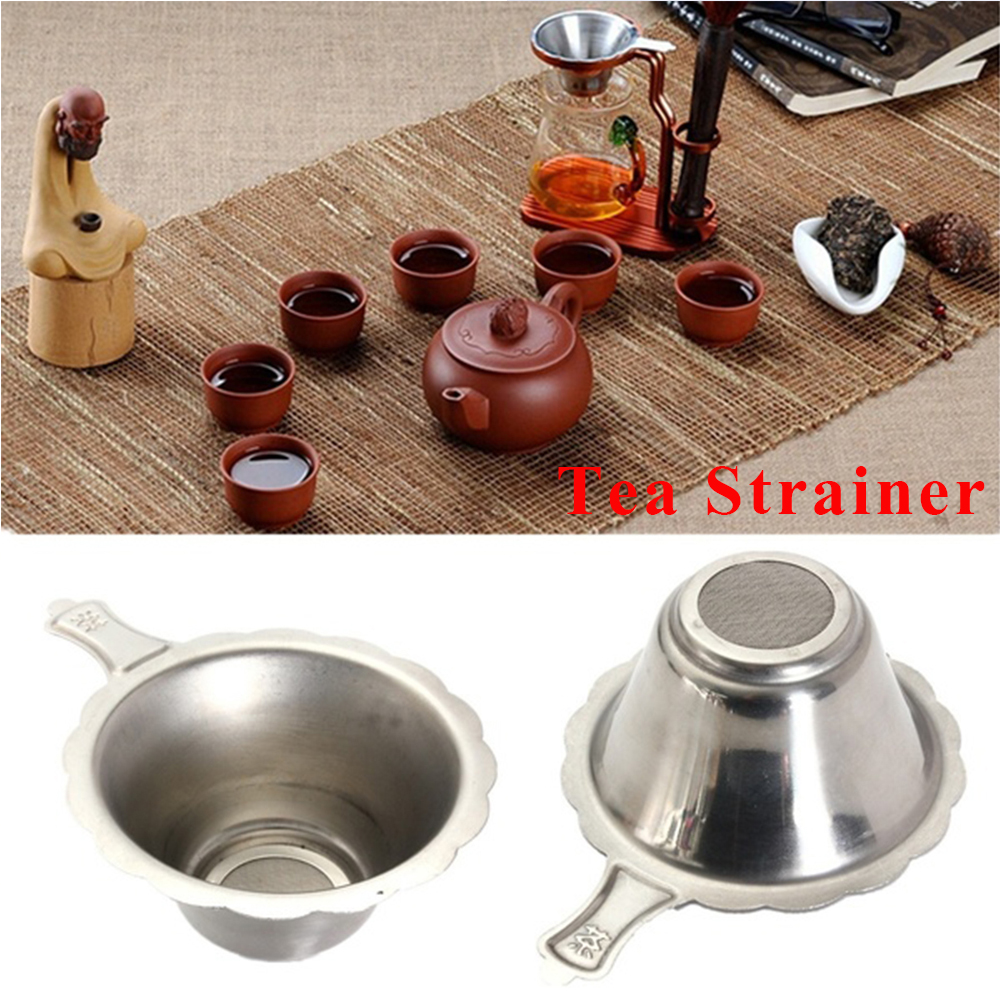 Phễu Lọc Trà Bằng Thép Không Gỉ Có Thể Tái Sử Dụng Mới