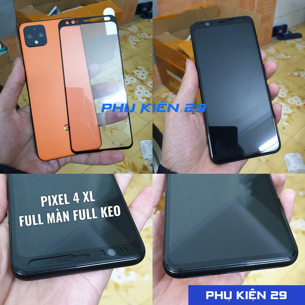 [Google Pixel 4 XL/ 4XL] Kính cường lực FULL màn FULL keo Glass Pro+ 9H