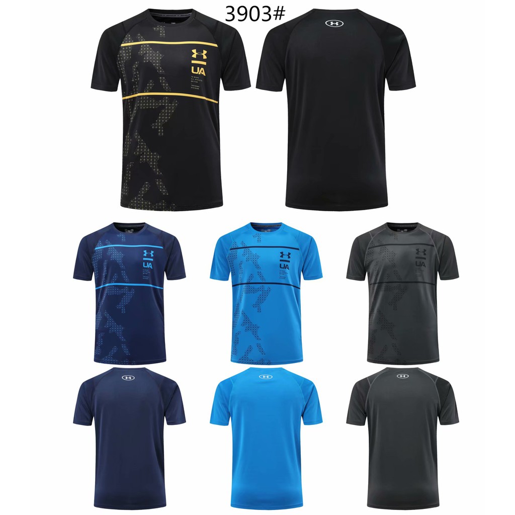 Under Armour Được bọc Huấn luyện Thể hình Thể thao tay áo ngắn Áo sơ mi tay ngắn