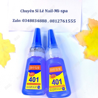 Keo 401 gắn móng siêu chắc 20g