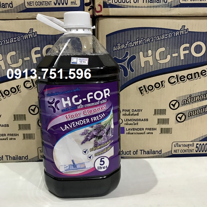 Nước lau sàn HC-For Thái Lan 5.000ml