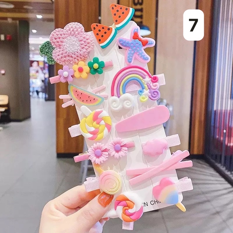 Set 14 chiếc Kẹp tóc xinh lung linh đẹp xuất sắc