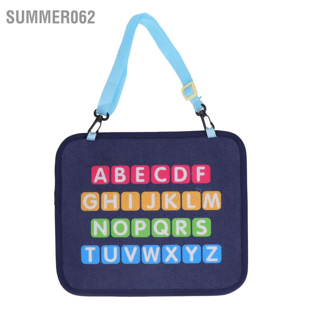 [Hàng Sẵn] Bảng vui chơi dành cho trẻ em Giáo dục sớm Giáo dục Khai sáng Đồ chơi Giáo dục Trẻ em Nút quần áo Túi nỉ【Summer062】