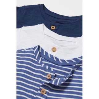 Set 3c áo thun H&M sz 6-24M