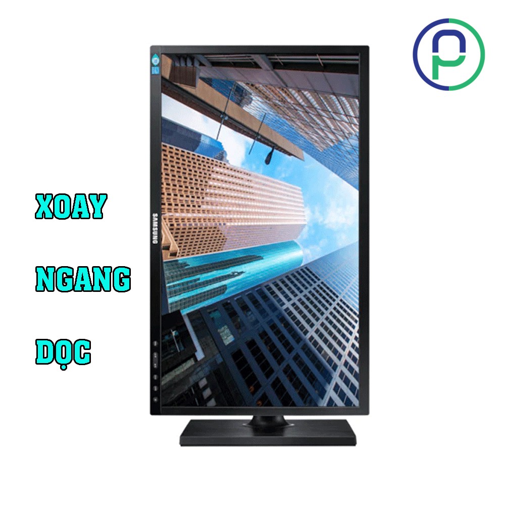 Màn hình máy tính samsung 24inch Full HD LS24E45KDSC/XV Cổng kết nối DP+DVI+VGA chính hãng bảo hành 24 tháng