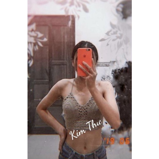 Áo tắm ren nhiều tầng