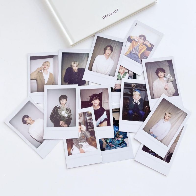 VStore - duyendo97  BTS DECO KIT 2022 - BỘ ĐỒ CHƠI CARD BO GÓC DECO KIT CÙNG BTS