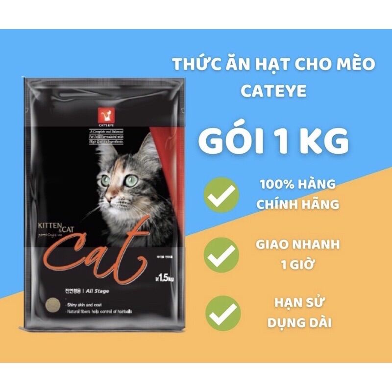 THỨC ĂN MÈO CAT'S EYE tách lẻ 1kg