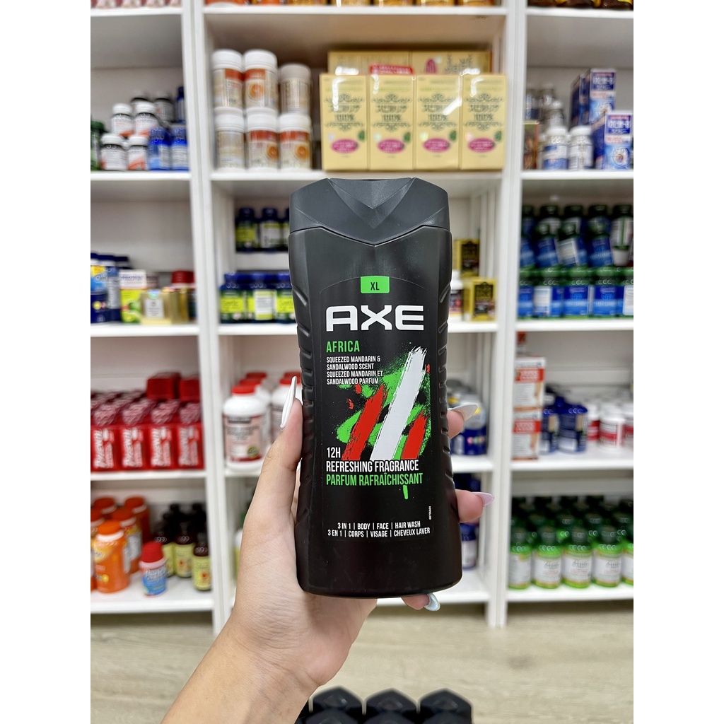 Sữa tắm dạng gel khử mùi nam axe 400ml
