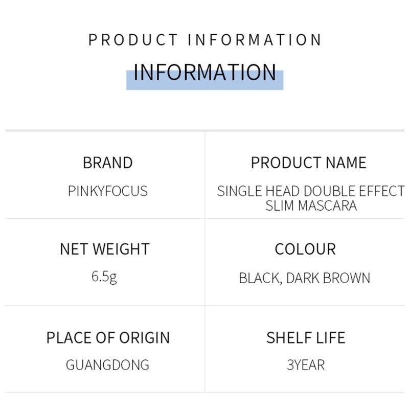 Mascara Chuốt Mi Chống Nước Không Nhòe Tiện Dụng Dành Cho Nữ