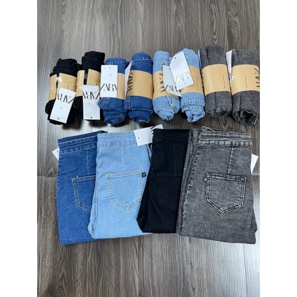 QUẦN JEAN ZARA CUỘN BÌA NHIỀU MÀU