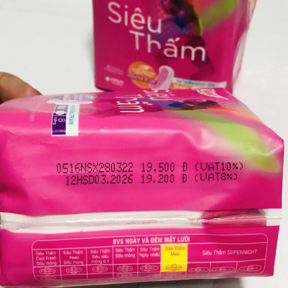 Băng vệ sinh Diana Siêu Thấm Maxi Cánh/ Không Cánh