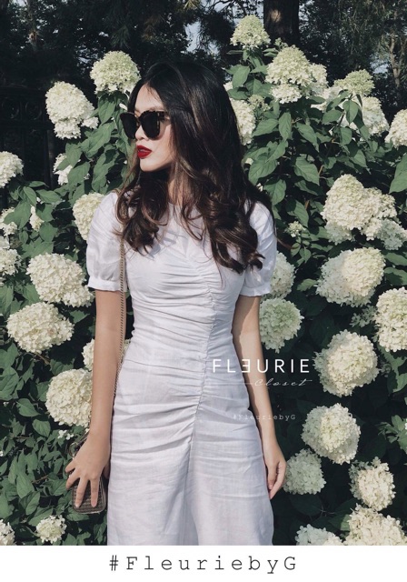 Đầm nhíu tôn dáng cover brand fleurie closet