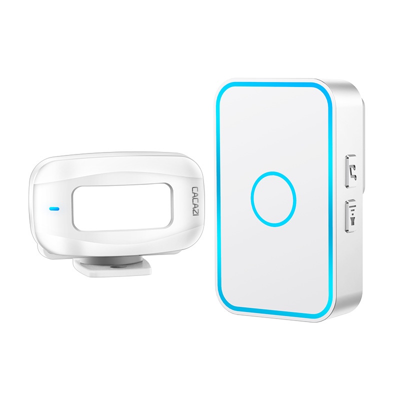 Chuông Báo Khách CACAZI C12, Cảm Biến Hồng Ngoại Báo Động Chống Trộm BẢO HÀNH 12 THÁNG