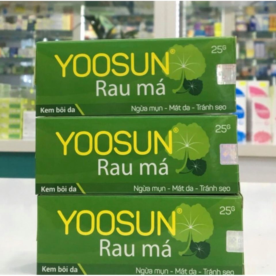 YOOSUN Rau má 25g Kem ngừa mụn,rôm sẩy,hăm tả,mát da