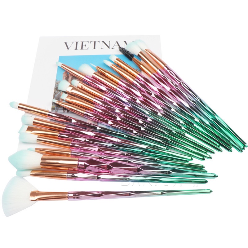 GDTIMA Bộ cọ trang điểm chất lượng cao 20 chiếc