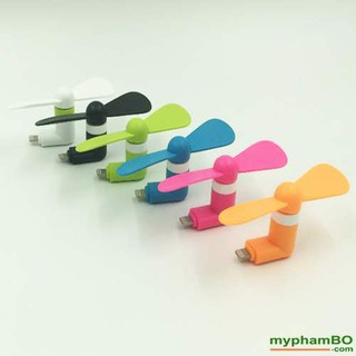 Quạt mini 2 cánh cắm đt