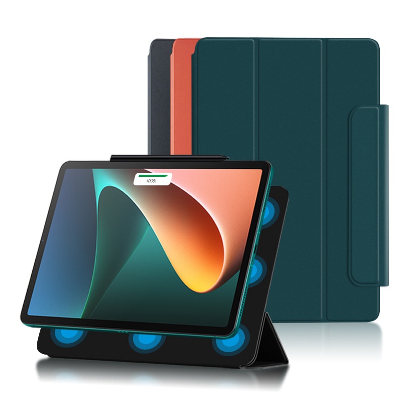 Ốp Bao Da Máy Tính Bảng Từ Tính Có Ngăn Đựng Bút Cho Xiaomi Mipad5 Mi Pad 5 Pro / Pad5 11 Giá Đỡ