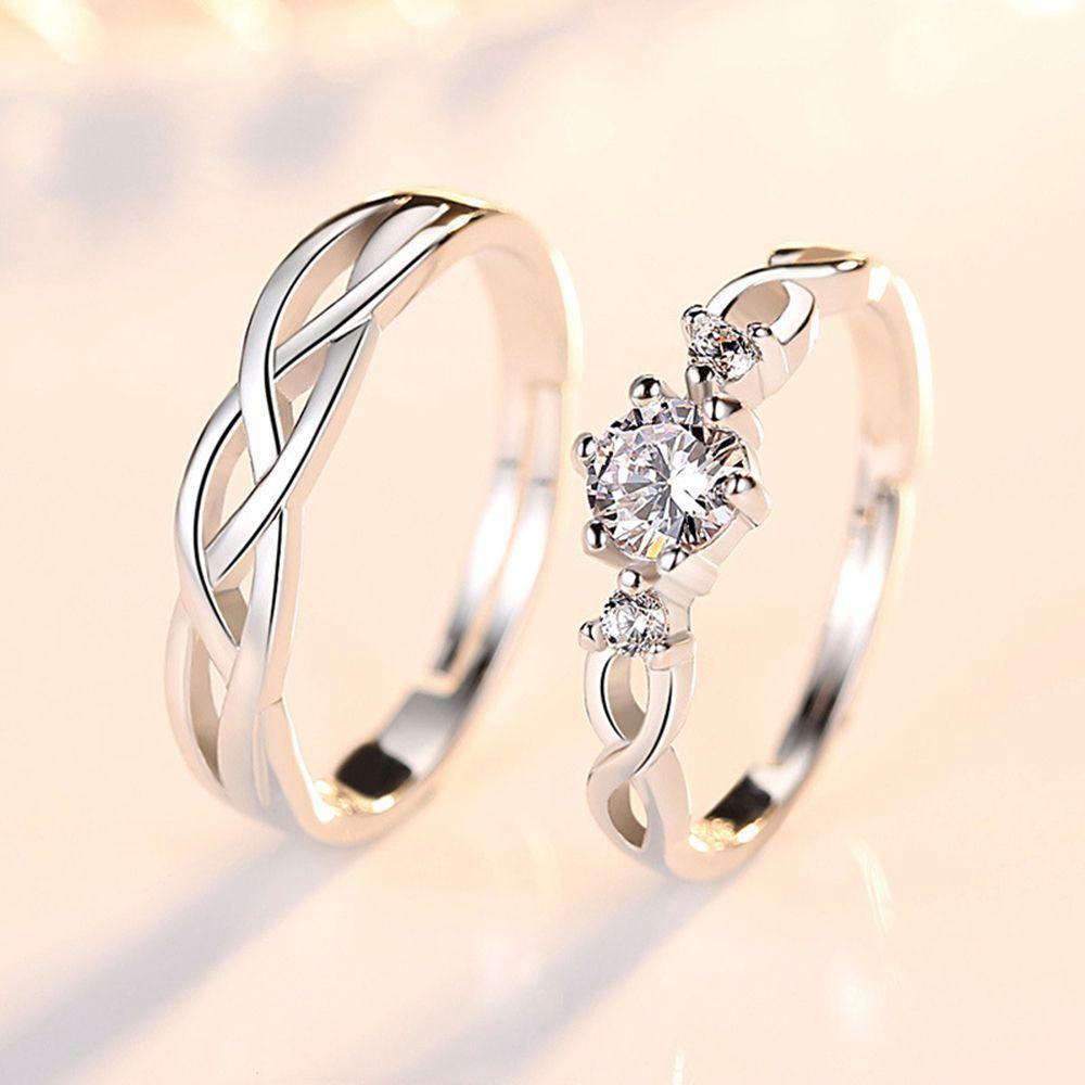 Nhẫn Đôi Thời Trang Quà Tặng Valentine|Đầm Cô Dâu Màu Trắng Kiểu Dáng Sang Trọng Quý Phái|Dây Chuyền Mạ Vàng